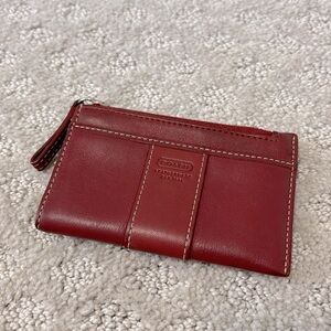 Coach 100% leather coin purse